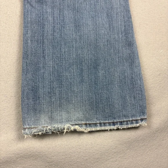 2000s Abercrombie & Fitch Low Rise Y2K Flare Leg Jeans - Picture 9 of 10